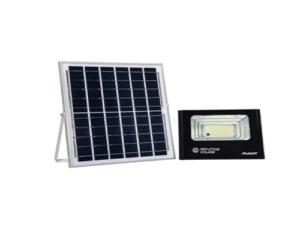 REFLETOR SOLAR 60W 6500K IP65 BRANCA C/ CONTROLE REMOTO