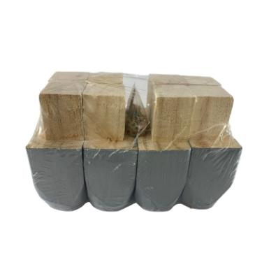 P� Para Guarda-roupas De Madeira Cinza Com 8 Pe�as E Parafus