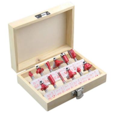 Jogo Fresa Para Madeira 12 Pe�as Uyustools