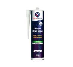 Silicone Branco Base D'agua 400g - Poliplas
