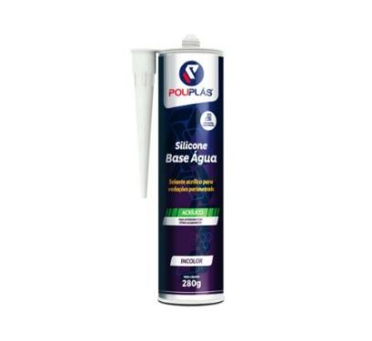 Silicone Branco Base D'agua 400g - Poliplas