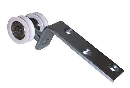 Roldana Perfil Fixa Lateral 2 Rodas Com Rolamento