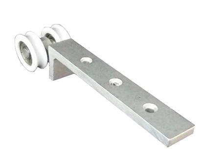 Roldana Perfil Fixa Lateral 2 Rodas Com Rolamento