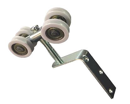 Roldana Perfil Giratorio Lateral 4 Rodas Com Rolamento