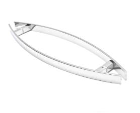 Puxador Monaco Polido 80cm Fit - BCC 4010