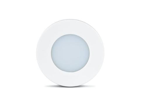 Lumin�ria Led Point Circular 1,5w Branco Frio