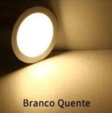 Lumin�ria Led Point Circular 1,5w Branco Quente