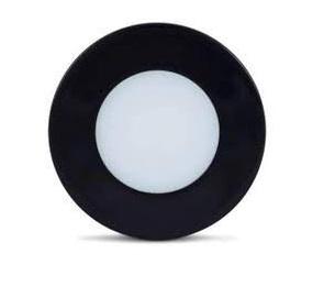 Lumin�ria Led Point Circular 1,5w Preto Quente