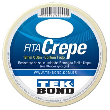 Fita Crepe Tek Bond 18mm