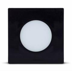 Lumin�ria Led Point Quadrado 1,5w Preto Fria