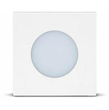 Luminaria Led Point Quadrado Branco 1,5W Fria