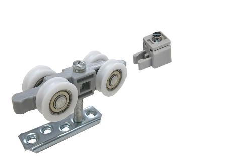 Roldana Perfil 4 Rodas Com Rolamento