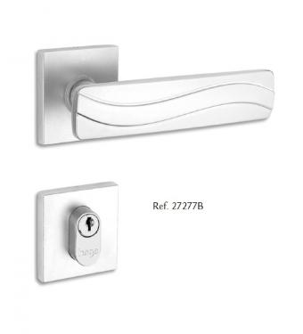 Fechadura Roseta Quadrada Oxidada WC - Haga