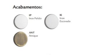 Fechadura Roseta Quadrada Cromado WC - Haga