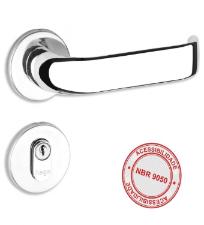 Fechadura Roseta Redonda Ros� Externa - 3F