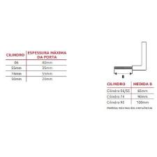 Fechadura Roseta Redonda Ros� WC - 3F