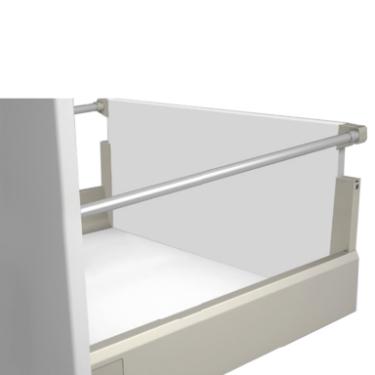 Kit Fgv Gaveta Ten Alta Metalica Branca 90X500