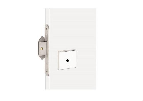 Fechadura Asa de Avi�o Roseta Quadrada Escovado WC - Haga