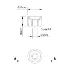 Suporte Prateleira 10x15 Branco
