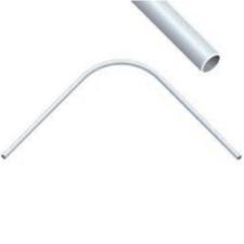 Tubo Cabideiro Redondo Curvo Cromado