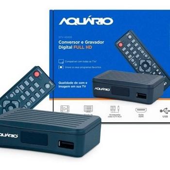 Mini Conversor e Gravador Digital Dtv-4000s Aqu�rio