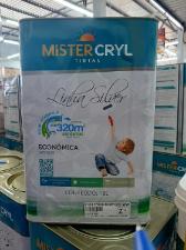 Tinta Fosca Silver Branco Neve 18 LT MisterCryl