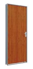 Porta de Mogno 0,65m x 2,15m Esquerda A�o Forte
