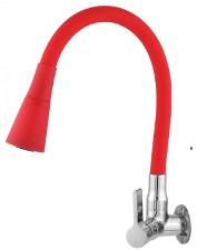 Torneira Colors Shower C60 Vermelha Parede 6800 Aguia