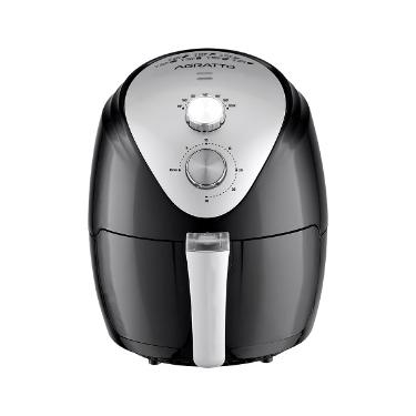 Fritadeira sem Oleo 1270W Fryer Silver Preta Agratto AFV