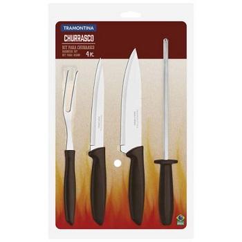 Kit Churrasco Inox 4 pe�as Plenus Tramontina