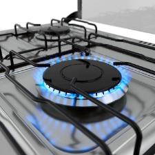 Fog�o Mueller 5 bocas Fratello Preto Fosco acendimento autom�tico