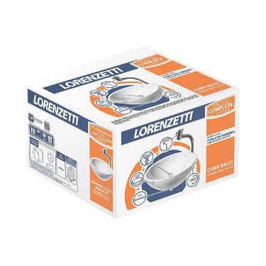 Combo Cuba RA-01 + Torneira + Acess�rios Lorenzetti