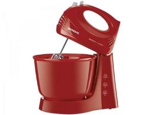 Batedeira Mondial Vermelha 400W Pr�tica - 3 Velocidades