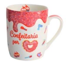 Caneca de Porcelana Confeitaria Fofa Sweet 410ML Dolce Home