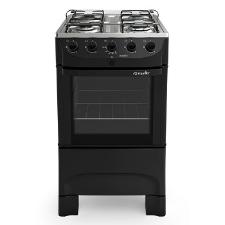 Fog�o Mueller 4 bocas Fratello Preto Fosco acendimento autom�tico