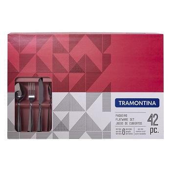 Faqueiro A�o Inox 42 pe�as Laguna Tramontina