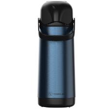 Garrafa T�rmica Termolar L�mina 1 Litro Inox Azul Royal