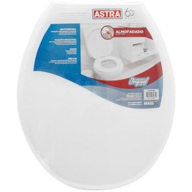 Assento Almofadado Branco Astra BR1
