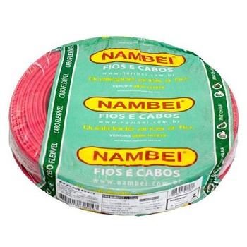 Cabo Flex�vel 2,5mm Vermelho Nambei