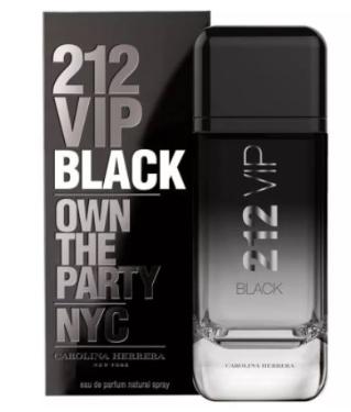 PERFUME 212 VIP BLACK CAROLINA HERRERA 200ML EAU DE PARFUM