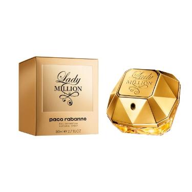 PERFUME LADY MILLION FEMININO PACO RABANNE 80ML EAU DE PARFUM