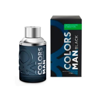 PERFUME COLORS MAN BLACK MASCULINO BENETTON 60ML EAU DE TOILETTE