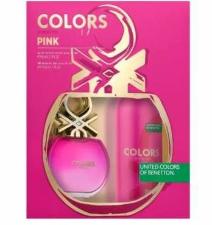 PERFUME COLORS PINK EDT 80ML+DEO150ML