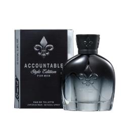 PERFUME ACCOUNTABLE STYLE MASCULINO OMERTA 100ML EAU DE TOILETTE