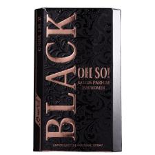 PERFUME SO BLACK 100ML FEMININO OMERTA EAU DE PARFUM