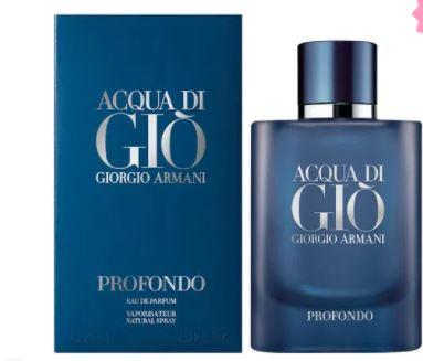 PERFUME ACQUA DI GIO PROFONDO MASCULINO GIORGIO ARMANI 75ML EAU DE PARFUM