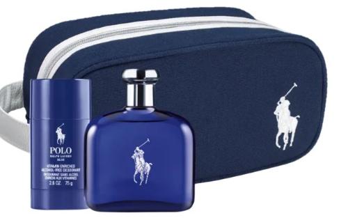 COFFRET POLO BLUE 125ML + DESOD STICK 40ML + NECESSAIRE