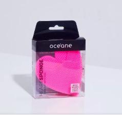 OC�ANE HEART SPONGE PINK LIMPEZA FACIAL