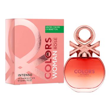 PERFUME BENETON COLORS ROSE WOMAN INTENSO EDP 80ML