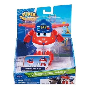 SUPER WINGS TRANSFORMING POLICE JETT